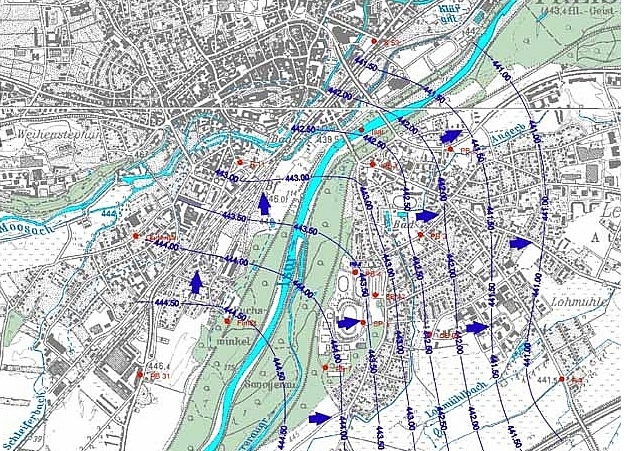 Grundwassergleichenplan